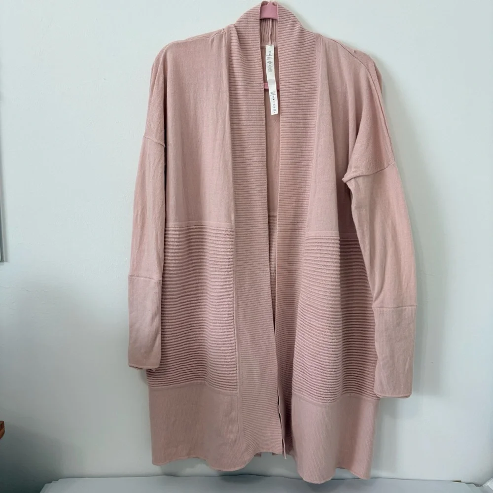 Lululemon Sit In Lotus Wrap Pink Bliss Sz 10 EUC - Picture 2 of 11